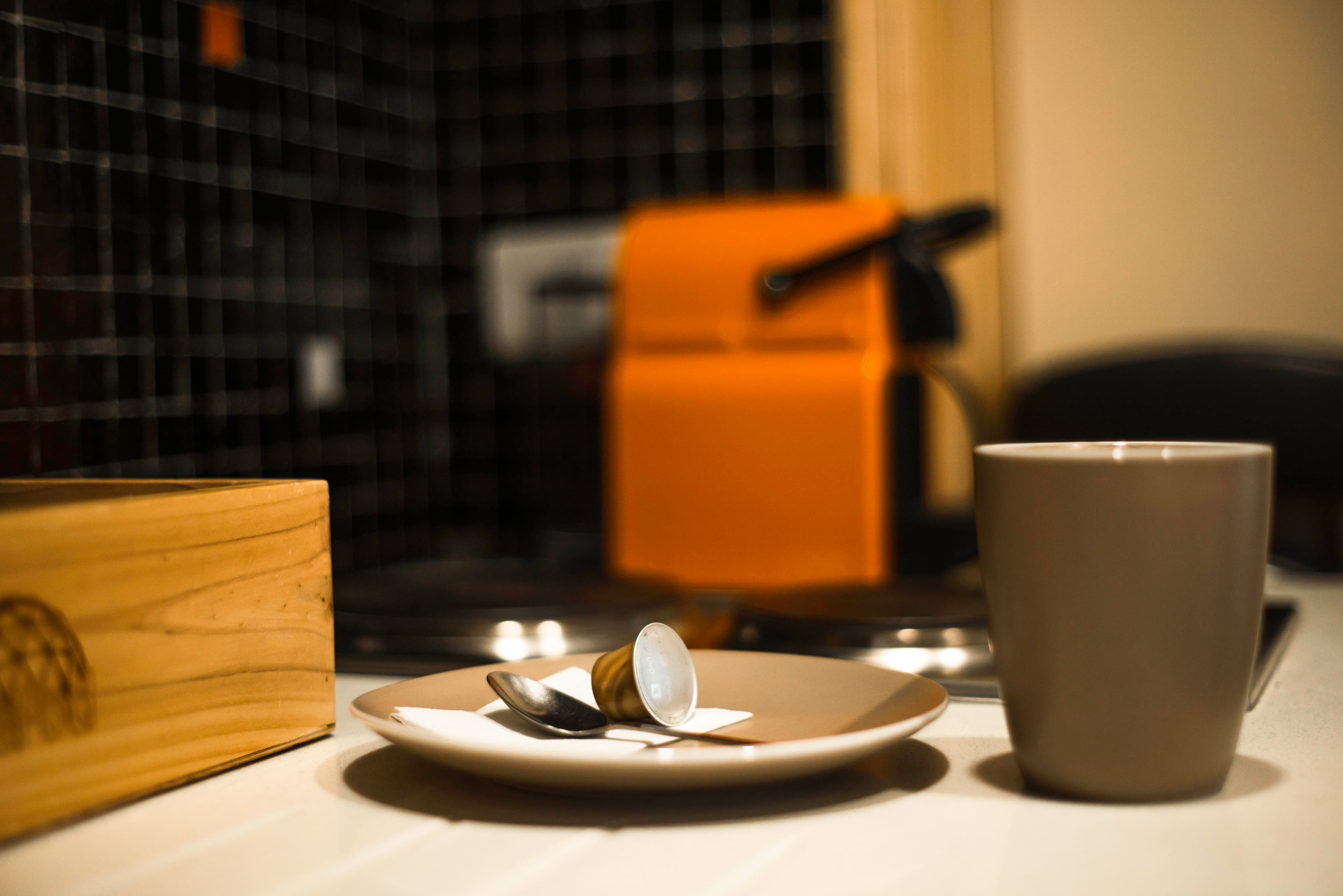 Cocina y Kitchenette Real en Domo TreePod