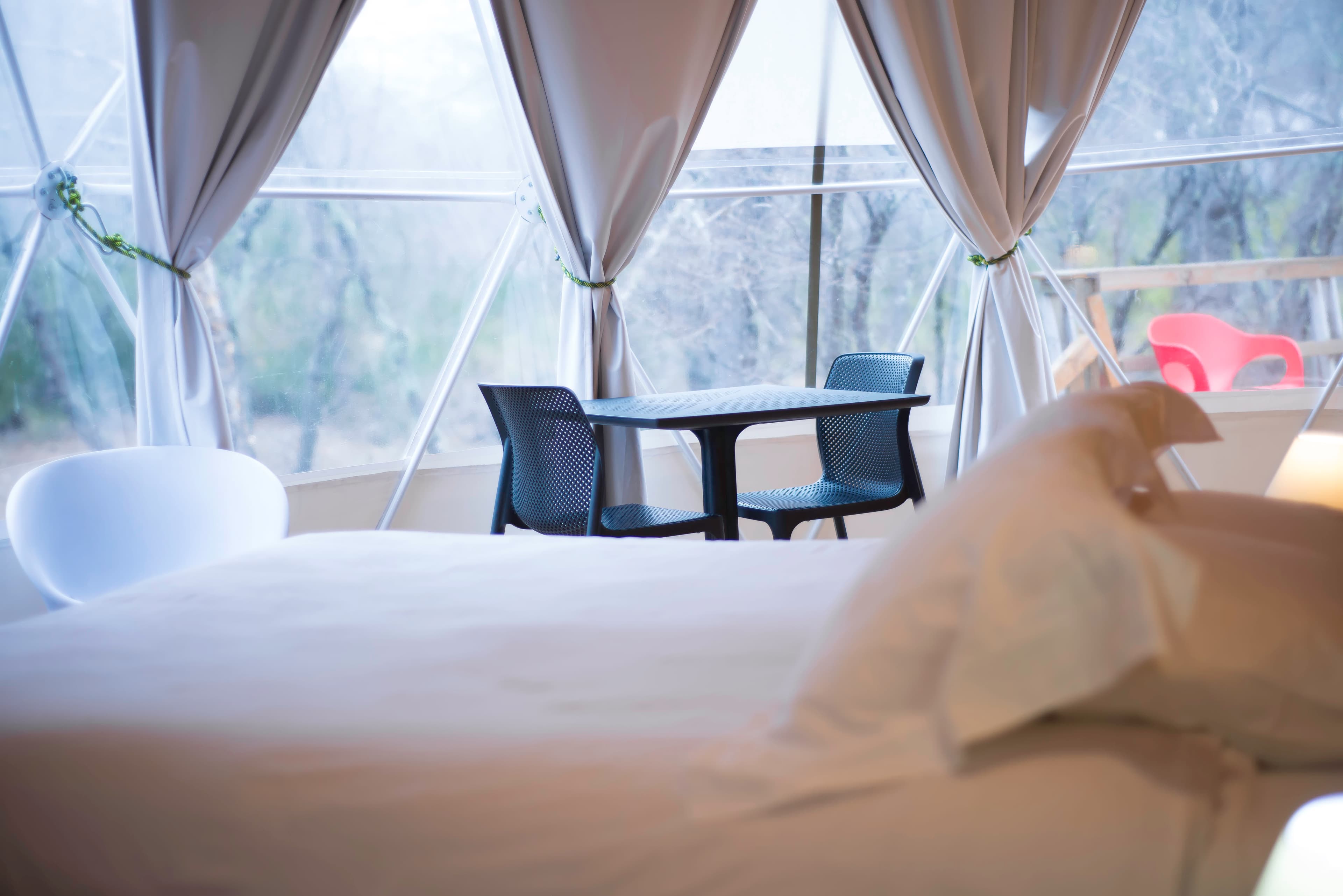 Detalle interior de descanso